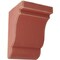 Ekena Millwork 5 1/4"W x 5"D x 7 1/2"H Bedford Wood Vintage Decor Bracket, Salvage Red BKTWD05X05X08BERD - alternate 1
